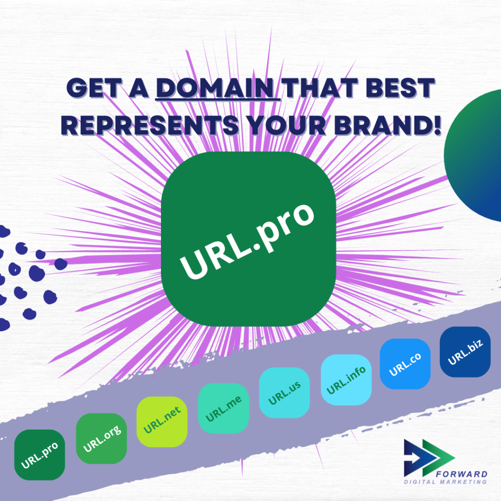 get a domain that best represents your brand url.pro