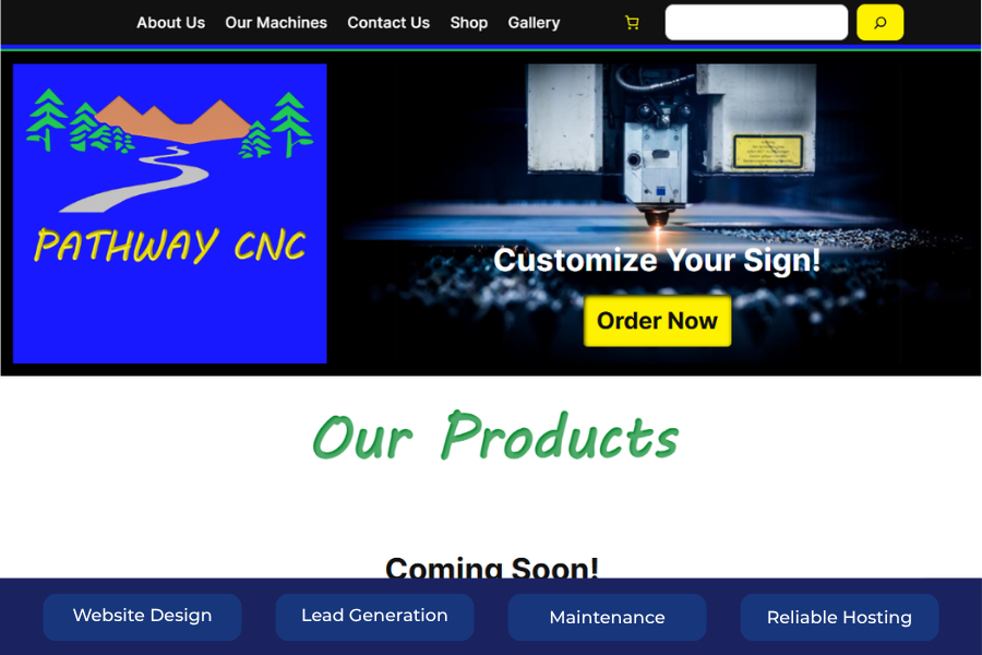 Pathway CNC Website